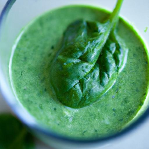 Energize Your Day with a Delicious Green Spinach Smoothie
