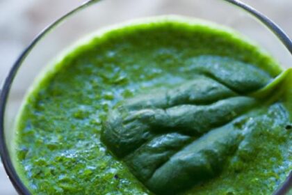 Energize Your Day with a Delicious Green Spinach Smoothie