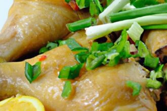Zesty Vietnamese Lemongrass Chicken Leg Quarters Recipe