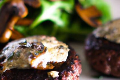 Savor Keto Burger Steak with Rich, Savory Mushroom Gravy