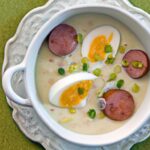 Crafting Authentic Homemade Polish Żurek with Sausage Delight