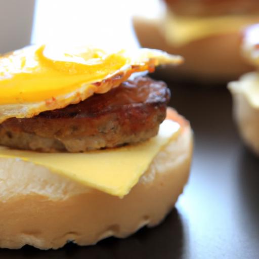 Morning Delight: Crafting the perfect Sausage Egg Cheese Muffin