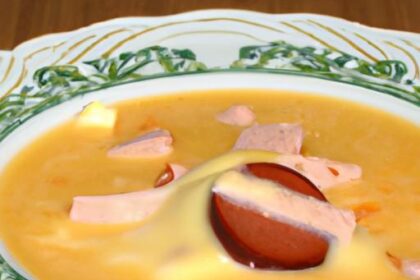 Savor Authentic Homemade Polish Żurek with Sausage Delight