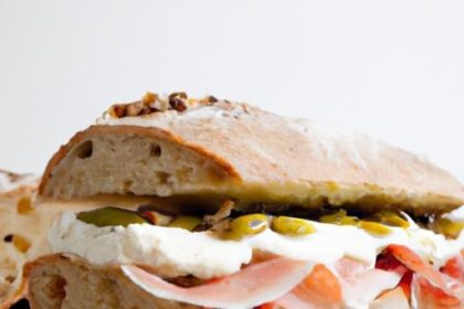 Decadent Mortadella Sandwich with Burrata & Pistachio Cream