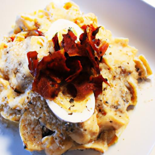 Deviled Eggs Carbonara: Crispy Pancetta & Parmesan Bliss