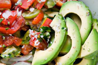 Fresh & Flavorful: Low-Carb Guacamole with Crunchy Veggies