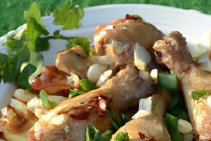 Zesty Vietnamese Lemongrass Chicken Leg Quarters Delight