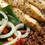 Mediterranean Quinoa Bowl with Grilled Chicken: Simple & Flavorful