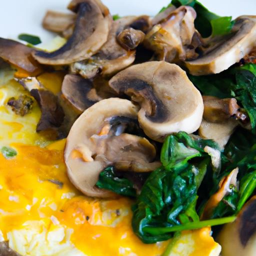 Wholesome Mushroom-Spinach Scrambled Eggs Recipe Boost