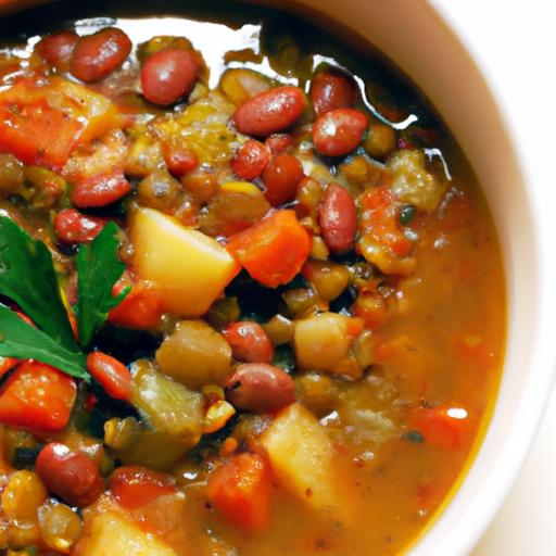 Hearty lentil Minestrone Soup: A Nutritious Comfort Classic