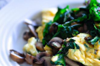 Nutritious Delight: Mushroom-Spinach Scrambled Eggs Recipe