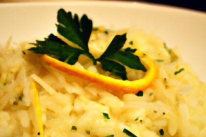 Bright & Creamy Lemon Parmesan Risotto: Homemade Italian Delight