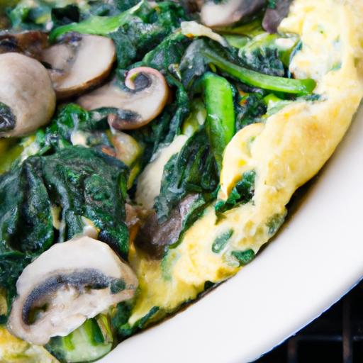 Nutritious Delight: Mushroom-Spinach Scrambled Eggs Recipe