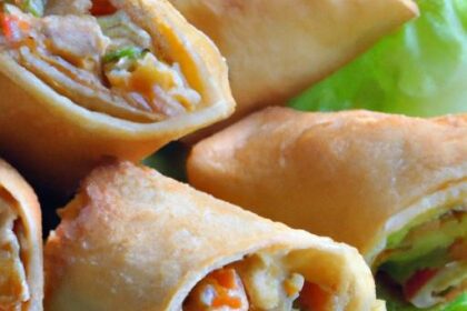 Morning Crunch: Delightful Breakfast Egg Rolls to Savor