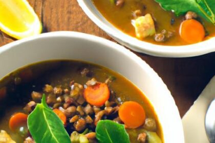 Hearty Lentil Minestrone Soup: A Nutritious Comfort Bowl