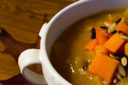 Creamy Pumpkin Wild Rice Soup: A Nourishing Vegan Delight