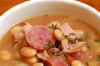 Hearty Ham and Bean Soup: A Classic Comfort in a Bowl