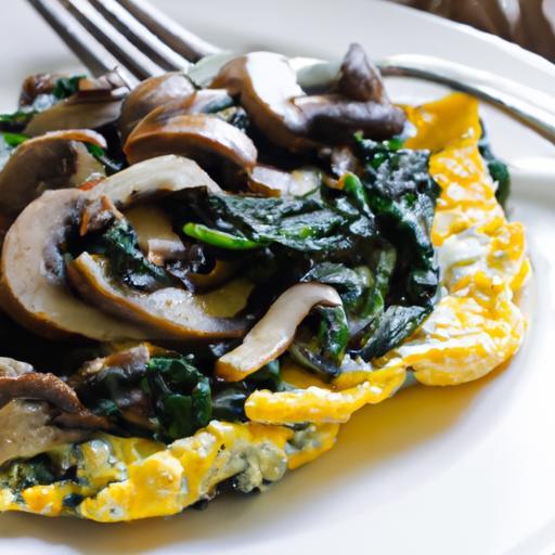 Wholesome Mushroom-Spinach Scrambled Eggs Recipe Guide