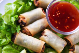 Crunchy Crispy Beef Spring Rolls: A Flavorful Delight