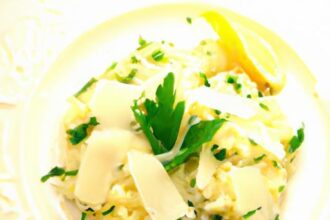 Zesty Lemon Parmesan Risotto: A Homemade Italian Delight