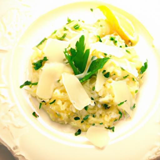 Zesty Lemon Parmesan Risotto: A Homemade Italian Delight