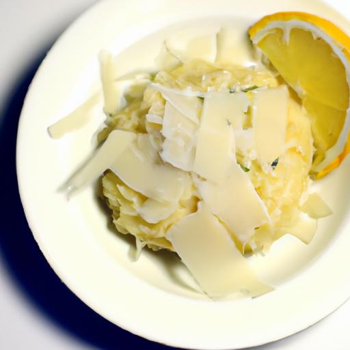 Zesty Lemon Parmesan Risotto: A Homemade Italian Delight