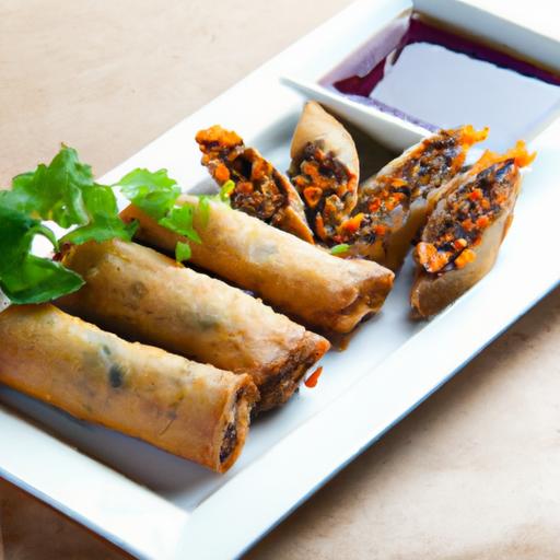 Crispy Beef Spring​ Rolls:⁢ A⁣ Savory Crunch You Can't Miss