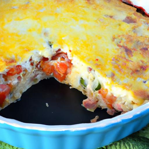 Power-Packed Mornings: High Protein Tortilla Breakfast Bake