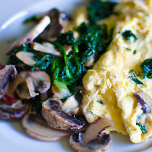 Wholesome Mushroom-Spinach ‌Scrambled Eggs recipe guide