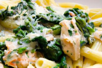 Effortless One-Pot Pasta with Chicken and Spinach Delight