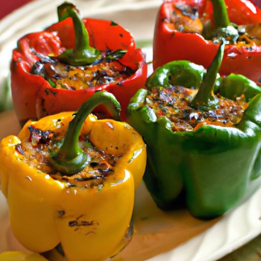 Power-Packed Delight: High Protein Unstuffed Peppers Recipe
