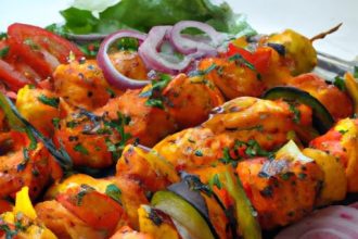 Sizzling Tandoori Chicken Tikka Skewers: A Flavor Fiesta