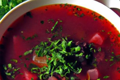 Discover the Rich Flavors of Vegetarian Russian Borscht Delight