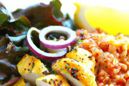 Sunny Mediterranean Quinoa Bowl with Zesty Grilled Chicken