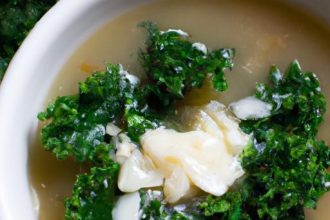 Soul-Warming Caramelized Onion and Kale Soup Recipe