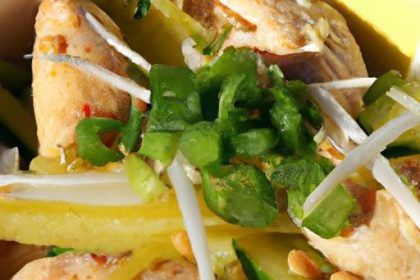 Savor the Zesty Delight of Vietnamese Lemongrass Chicken
