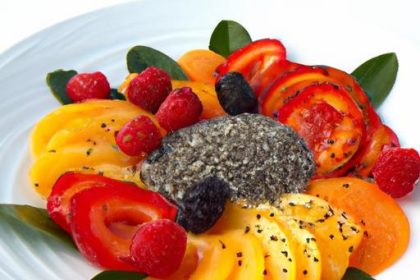 Burst of Flavor: Fresh Fruit Salad with Honey-Lime Poppy Seed Dressing