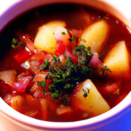 Discover the Rich Flavors of Vegetarian Russian Borscht Delight