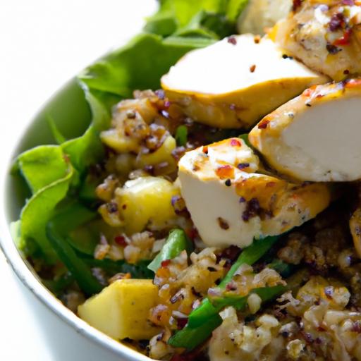 Sunny Mediterranean Quinoa⁢ Bowl with Zesty⁤ Grilled Chicken