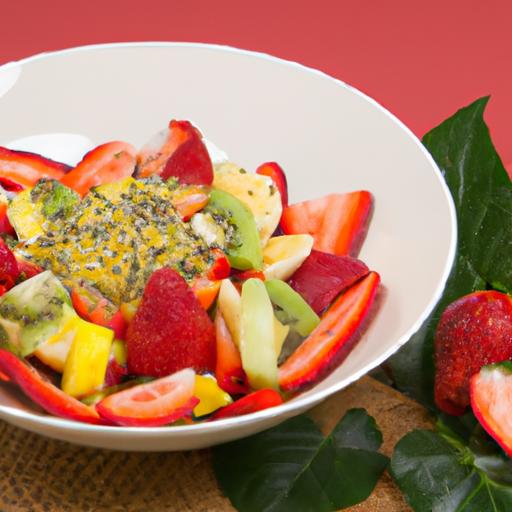 Burst ⁢of Flavor: Fresh Fruit Salad with Honey-Lime Poppy Seed Dressing
