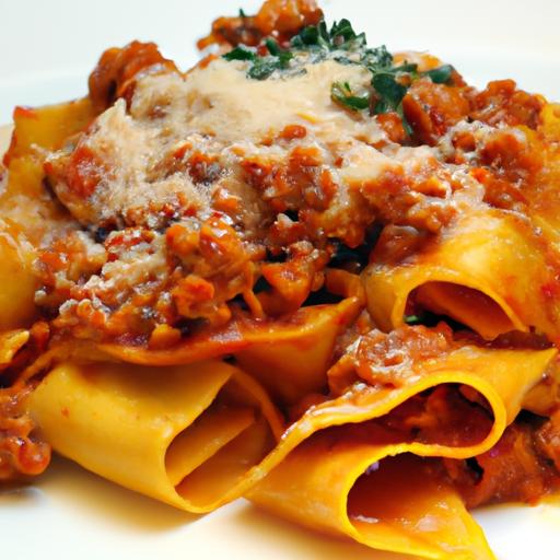savor the Classic Charm‌ of Ragù alla Bolognese with ⁣Pappardelle